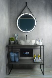 Раковина Gid K397G125 54402 накладная под камень глянцевая 50x40x14